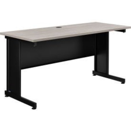 GLOBAL EQUIPMENT Interion    60"W Desk - Rustic Gray 240345RGY